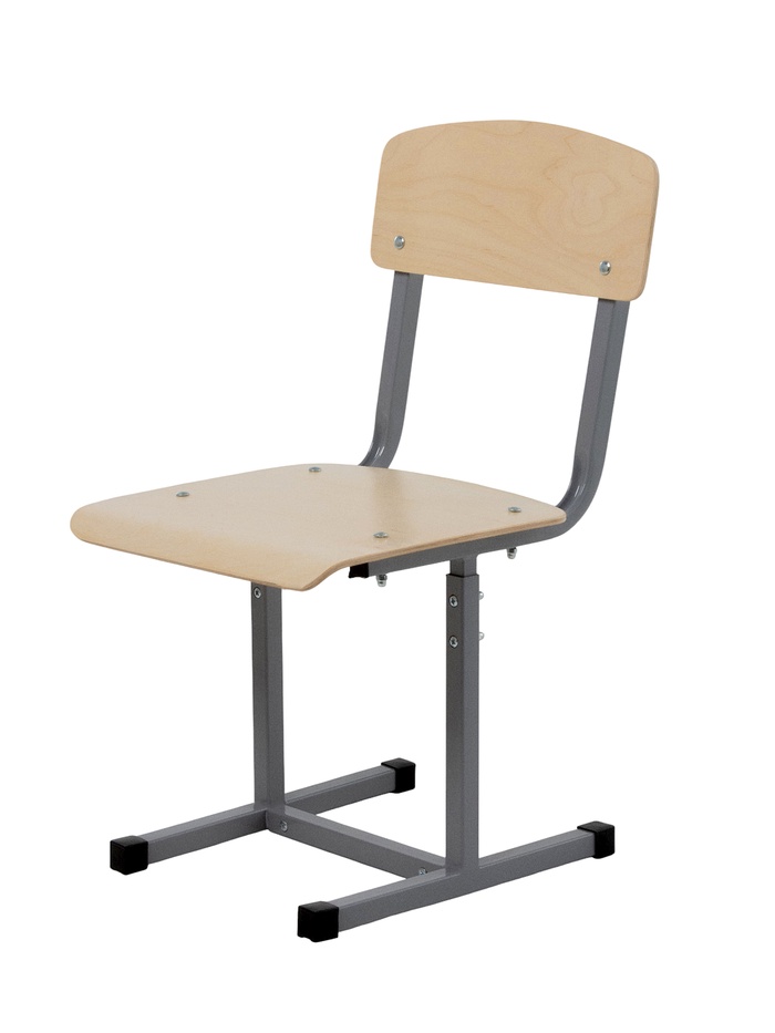 Стул ученический регулируемый «Умник», группа роста 4 – 6, цвет серый